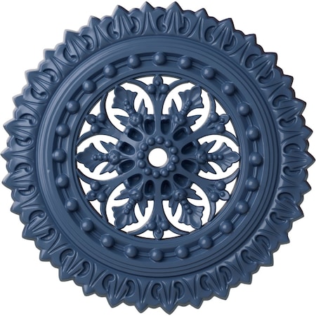 Ekena Millwork Sellek Ceiling Medallion (Fits Canopies up to 1 1/8"), 18 1/2"OD x 7/8"ID x 1 1/2"P, Americana CM18SKAMF